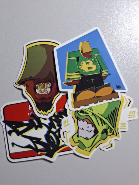 BUCKETBOY STICKER PACK